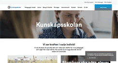 Desktop Screenshot of kunskapsskolan.se